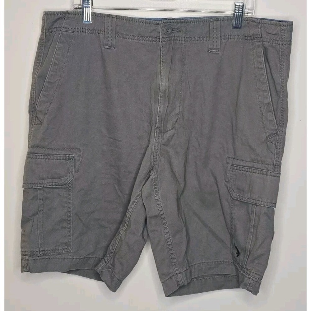 Men's Shorts 38 U.S. Polo Assn Cargo Pockets‎ Casual Hiking Shorts  Gray